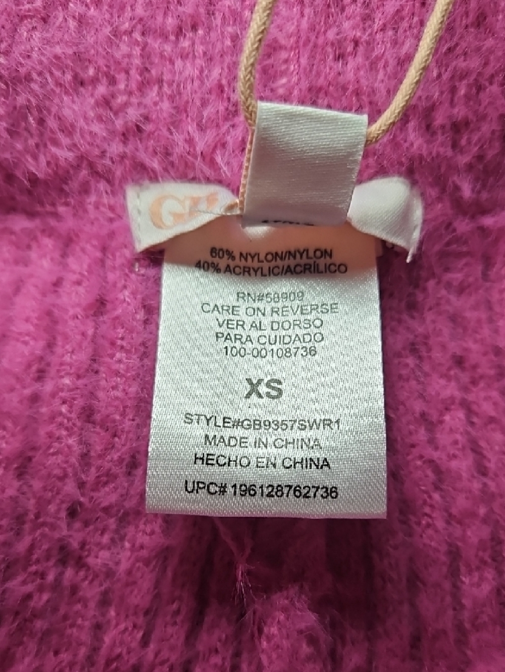 Pink Fuzzy Knit Flare Leg Ribbed Sweater Knit Lounge Pants New XS - Picture 7 of 7